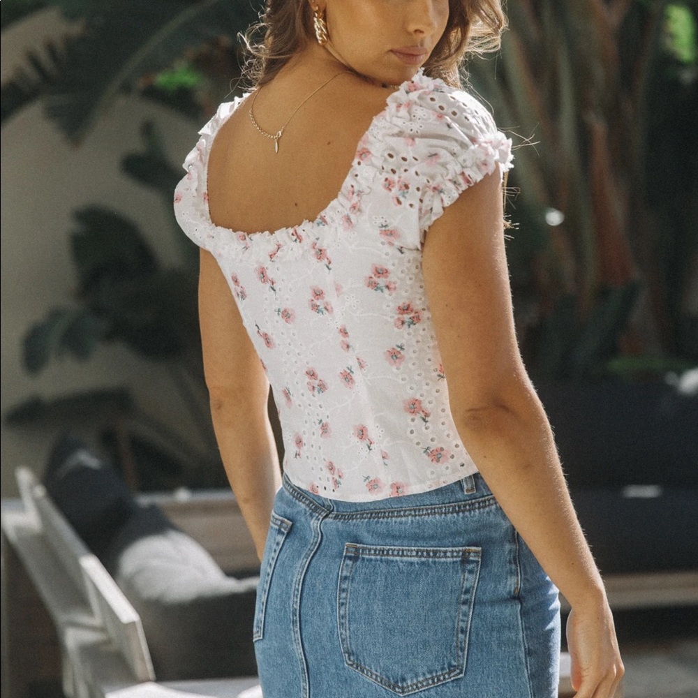 Sophie Top / Pink (BACK IN STOCK 🩵) - Picture 3 of 5